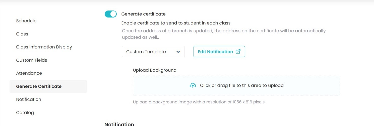 Certificate - Custom